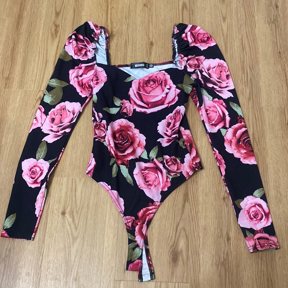 Missguided Floral Bodysuit